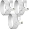 Overtime iOS Compatible Charger Set of 3, 10ft iPhone Charger Cable, USB to Lightning Cable, White OTDCIP10WHX3 - alternate 1